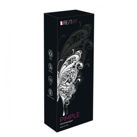 Вибратор с двумя функциональными отростками Pimple