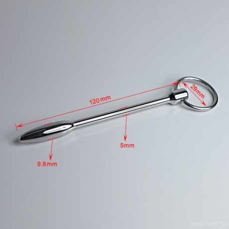 Стальной катетер для уретральных игр