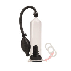 Вакуумная помпа с прозрачной колбой и мягким уплотнителем Precision Pump Standard черная