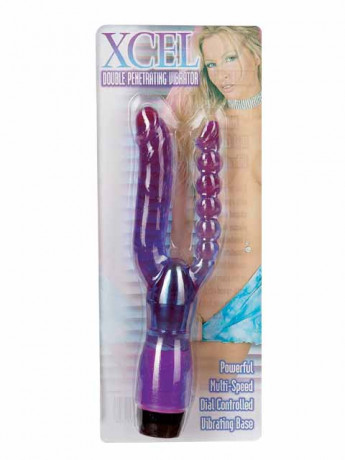 Двойной анально-вагинальный вибромассажер