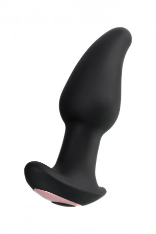 Анальная пробка с эффектом римминга и 10 режимами вибрации Erotist Hurricane