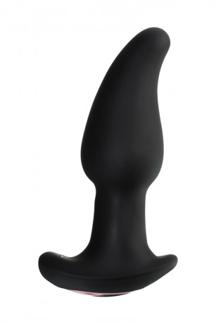 Анальная пробка с эффектом римминга и 10 режимами вибрации Erotist Hurricane