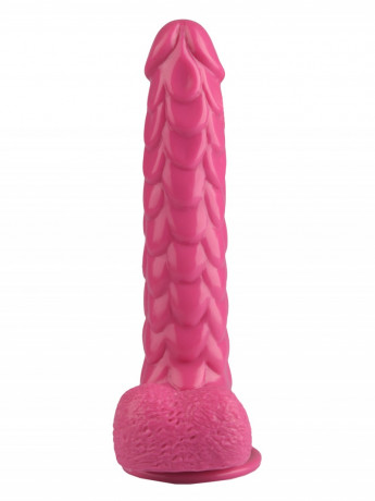 Оригинальный фаллоимитатор на присоске с мошонкой