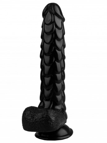 Оригинальный фаллоимитатор на присоске с мошонкой