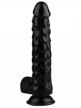 Оригинальный фаллоимитатор на присоске с мошонкой