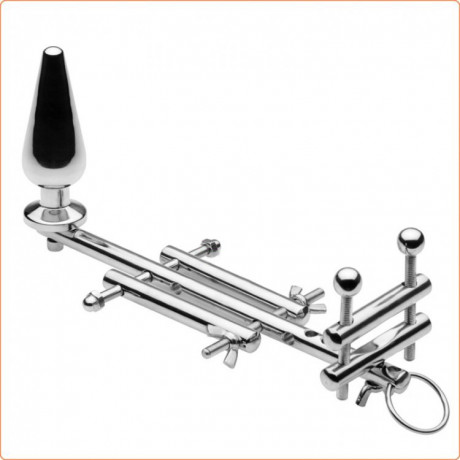 Устройство растягивания мошонки с анальной пробкой