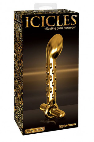 Вибрационный анальный стимулятор Icicles Gold Edition G07