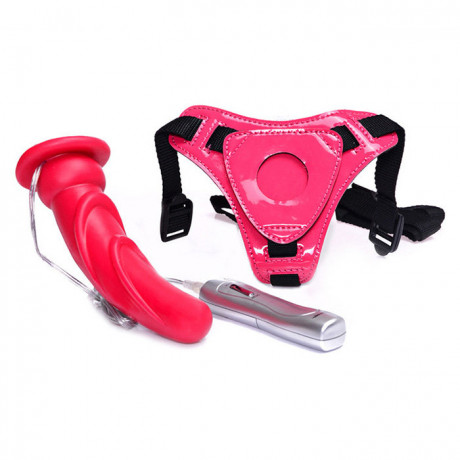 Страпон трусики с рельефной насадкой