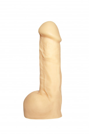 Пустотелый фаллоимитатор с большой мошонкой DD