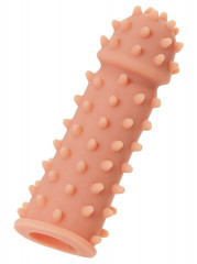 Ультра мягкая насадка на фаллос с шипами и бугорками EXTREME SLEEVE