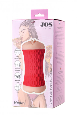 Двусторонний телесный мастурбатор с анусом и нежной киской JOS NADIN