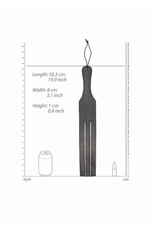 Трехпальцевая ременная плетка Three Finger Paddle Tawse