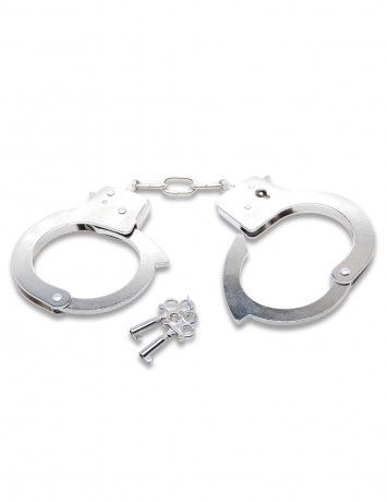 Наручники металлические с ключиками в комплекте Official Handcuffs