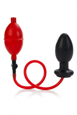 Анальная пробка с грушей для накачивания