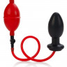 Анальная пробка с грушей для накачивания