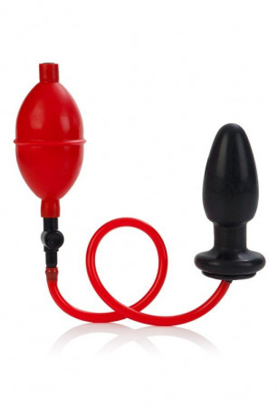 Анальная пробка с грушей для накачивания