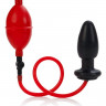 Анальная пробка с грушей для накачивания