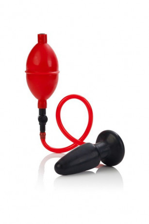 Анальная пробка с грушей для накачивания