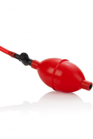 Анальная пробка с грушей для накачивания