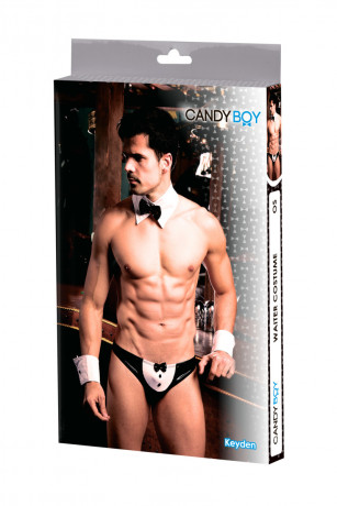 Мужской ролевой костюм официанта Candy Boy Keyden