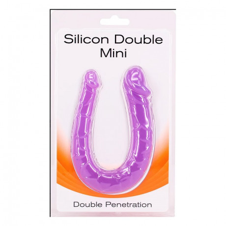 Двусторонний мини фаллоимитатор Silicon Double Mini