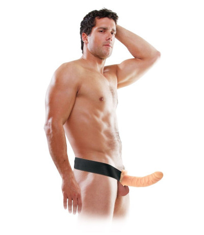 Мужской полый страпон на ремнях 8 Hollow Strap On