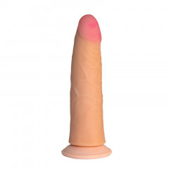 Реалистичный фаллоимитатор из киберкожи с присоской номер 68 DD