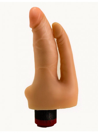 Реалистичный вибратор для двойного проникновения