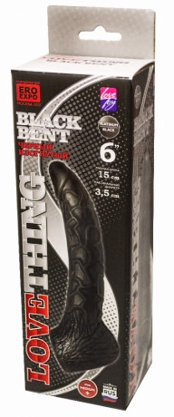 Черная изогнутая насадка с полужесткой структурой BLACK BENT