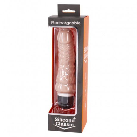 Перезаряжаемый вагинальный вибромассажер-реалистик Seven Creations