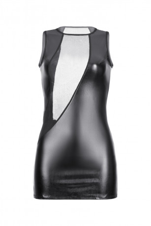 Облегающее платье со вставкой из прозрачной сетки Jillian