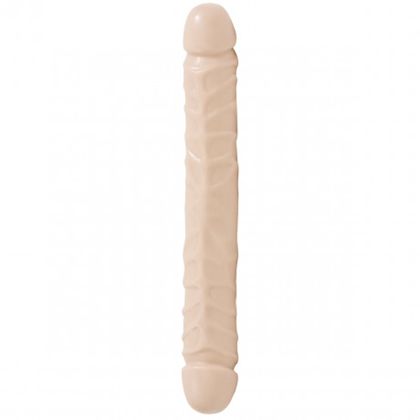 30-ти сантиметровый двухголовый фаллос с венами Doc Johnson