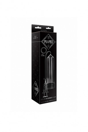 Ручная вакуумная помпа для мужчин с насосом в виде поршня Deluxe Beginner Pump