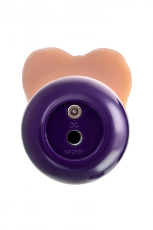 Реалистичный телесный вибромассажер с функционалом компактной секс-машины Ailighter Telescopic lover 2