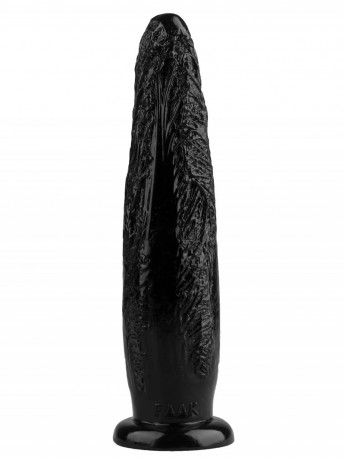 Анальный стимулятор с дизайнерским рельефом на присоске