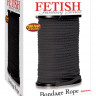 Веревка для фиксации в катушке Bondage Rope 200 Feet Black