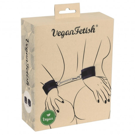 Наручники с цепью Vegan Fetish
