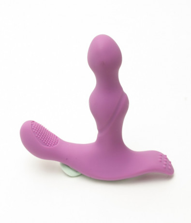 Перезаряжаемый вибромассажер простаты с двойным мотором