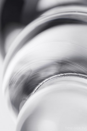 Стеклянная анальная втулка с тройным увеличением диаметра Sexus Glass