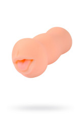 Реалистичный мастурбатор телесного цвета в форме ротика XISE