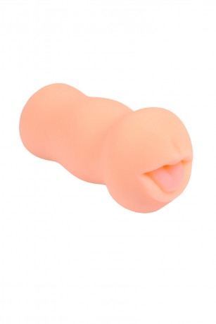 Реалистичный мастурбатор телесного цвета в форме ротика XISE
