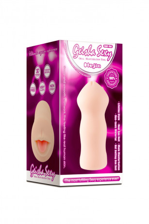 Реалистичный мастурбатор телесного цвета в форме ротика XISE