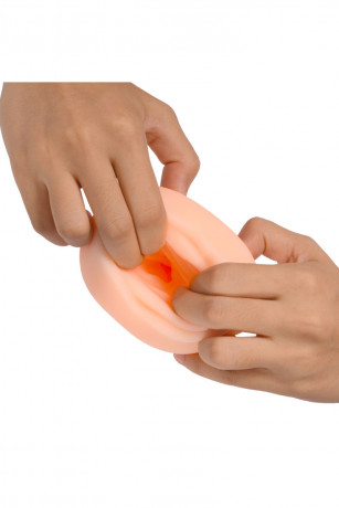 Реалистичный мастурбатор телесного цвета в форме ротика XISE