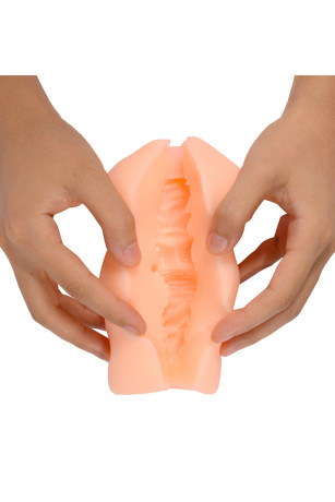 Реалистичный мастурбатор телесного цвета в форме ротика XISE