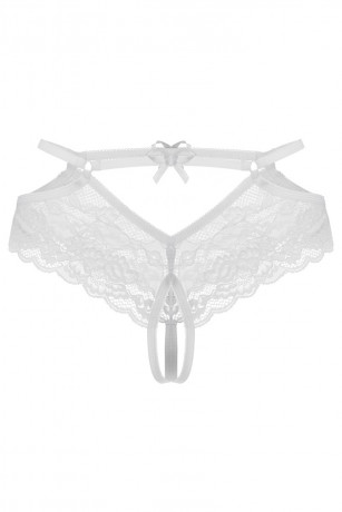 Эротические трусики с пикантным вырезом в интимной зоне Agnes