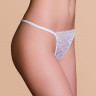 Трусики стринги с классическим кружевом и яркими стразами сзади Joli Belinda