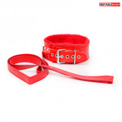 Красный БДСМ-ошейник