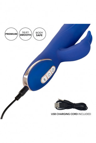 Перезарежаемый вибромассажер кролик с функцией ротации Signature Rotating Beaded Rabbit