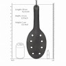 Шлепалка из высококачественного натуральной кожи с 8 отверстиями Saddle Leather Paddle With 8 Holes