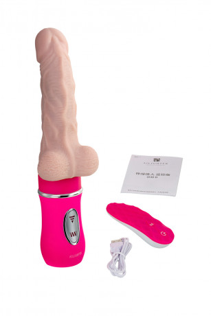 Реалистичный вибратор с пультом ДУ с 10 режимами вибрации Ailighter Telescopic lover